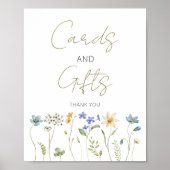 Wildflower Bloemneutrale Kaarten en geschenken Poster (Voorkant)