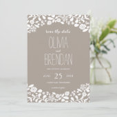 Wildflower Bloesems | Bewaar de datum Save The Date (Staand voorkant)
