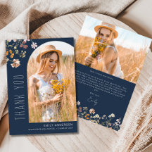 Wildflower Bloom Afstuderen Foto Dank u