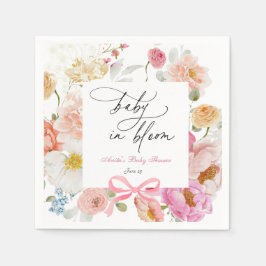 Wildflower Bloom Baby shower servetten