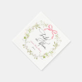 Wildflower Bloom Baby shower servetten (Hoek)
