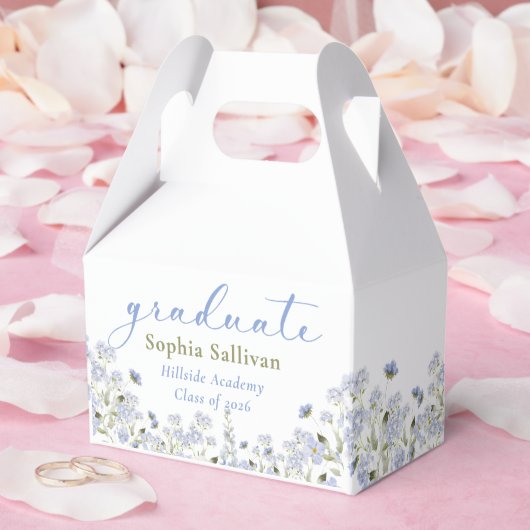 Wildflower Bloom Graduation Party Bedankdoosjes (Huwelijk)