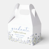 Wildflower Bloom Graduation Party Bedankdoosjes (Voorkant Zijde)