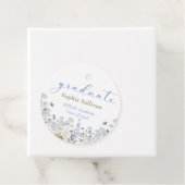 Wildflower Bloom Graduation Party Bedankjes Labels (In situ)