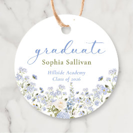 Wildflower Bloom Graduation Party Bedankjes Labels