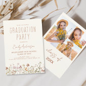 Wildflower Bloom Graduation Party Foto Boho