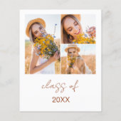 Wildflower Bloom Graduation Party Foto Boho (Achterkant)