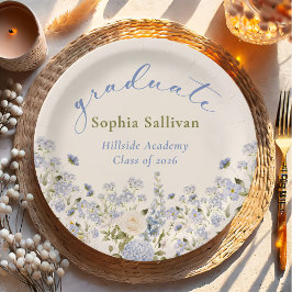 Wildflower Bloom Graduation Party Papieren Bordje