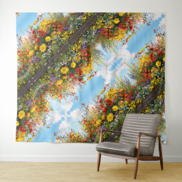 Wildflower Bloom Wandtapijt Wandkleed