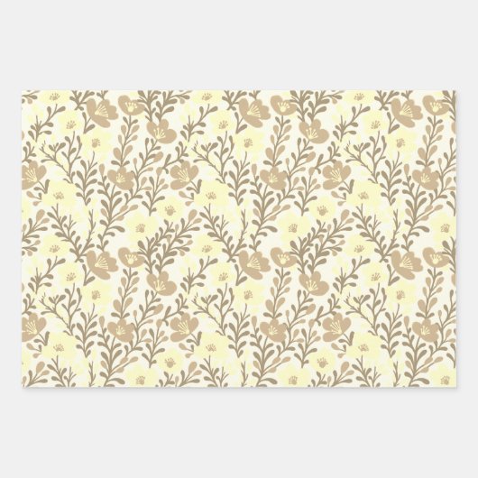 Wildflower Blooms Eenvoudig Kleurrijk Variety Pack Inpakpapier Vel (Voorkant 2)