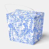 Wildflower Blue Blooms Bloemen Bloemen Bloemen Bab Bedankdoosjes (Achterkant)