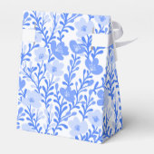 Wildflower Blue Blooms Bloemen Bloemen Bloemen Bab Bedankdoosjes (Achterkant)