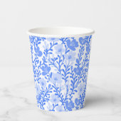 Wildflower Blue Blooms Bloemen Bloemen Bloemen Bab Papieren Bekers (Achterkant)