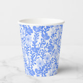 Wildflower Blue Blooms Bloemen Bloemen Bloemen Bab Papieren Bekers (Voorkant)