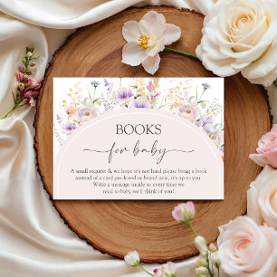 Wildflower Boeken voor Baby Kaart