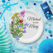 Wildflower Boeket-23387- Papieren Bordje (Feest)