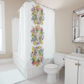 Wildflower Boeket Douchegordijn (In situ)