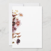 Wildflower Boeket Meisje Bloemen Doop Kaart (Achterkant)