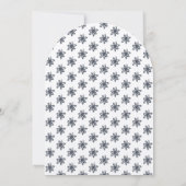 Wildflower boeket rustieke boog grillige douche kaart (Achterkant)