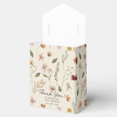 Wildflower Boho Baby shower Bedankdoosjes (Geopend)