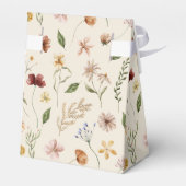 Wildflower Boho Baby shower Bedankdoosjes (Achterkant)