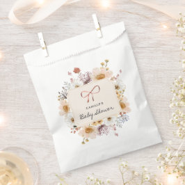 Wildflower Boho Baby shower Bedankzakje