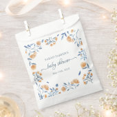  Wildflower Boho Baby shower Bedankzakje (Geknipt)