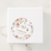 Wildflower Boho Baby shower Dank u Bedankjes Labels (In situ)