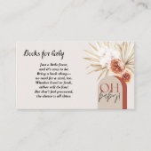 Wildflower Boho Baby shower Enclosure Kaart Floral (Voorkant)