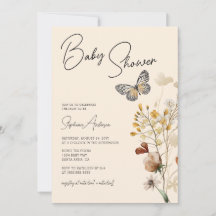 Wildflower Boho Baby shower