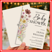 Wildflower Boho Baby shower