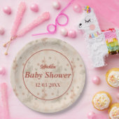 Wildflower Boho Baby shower Papier Bord Floral Rus (Feest)