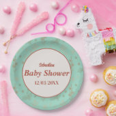 Wildflower Boho Baby shower Papier Bord Floral Rus (Feest)