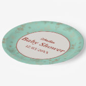 Wildflower Boho Baby shower Papier Bord Floral Rus (Gekanteld)