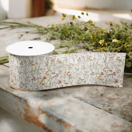 Wildflower Boho Bloom Garden Boho Satijnen Lint