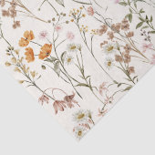 Wildflower Boho Bloom Garden Boho Tissuepapier (Detail)