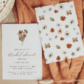 Wildflower Boho Bridal Shower Kaart