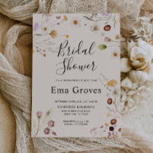 Wildflower Boho Bridal Shower