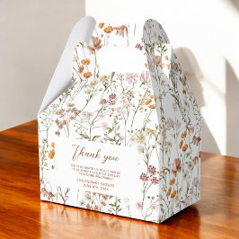 Wildflower Boho Chic Baby in Bloom Garden Bedankdoosjes