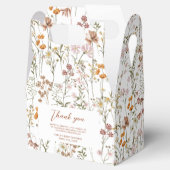 Wildflower Boho Chic Baby in Bloom Garden Bedankdoosjes (Geopend)