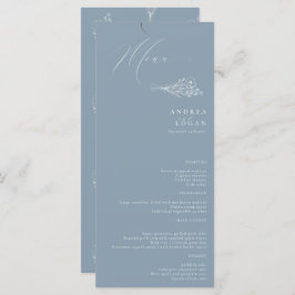 Wildflower Boho Chic Bruiloft Menu