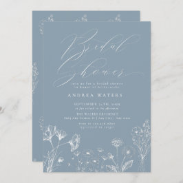 Wildflower Boho Chic Vrijgezellenfeest Kaart