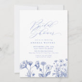 Wildflower Boho Chic Vrijgezellenfeest Kaart (Voorkant)