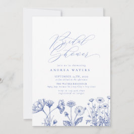 Wildflower Boho Chic Vrijgezellenfeest Kaart
