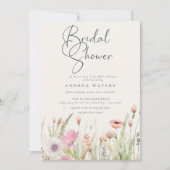 Wildflower Boho Chic Vrijgezellenfeest Kaart (Voorkant)