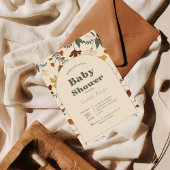 Wildflower Boho chique baby douche uitnodigingen