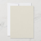 Wildflower Boho Fall bruiloft uitnodiging (Achterkant)