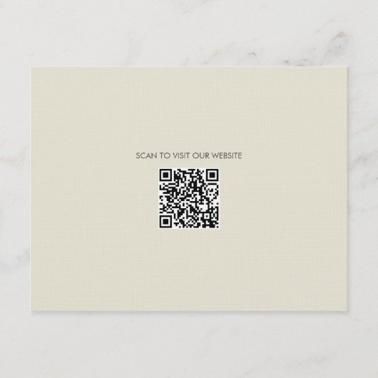 Wildflower Boho Fall Wedding Details Informatiekaartje (Achterkant)