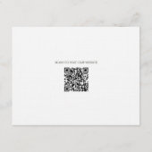 Wildflower Boho Fall Wedding Details Informatiekaartje (Achterkant)