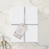 Wildflower Boho Floral Baby shower Favoriet Cadeaulabel (Met Touw)
